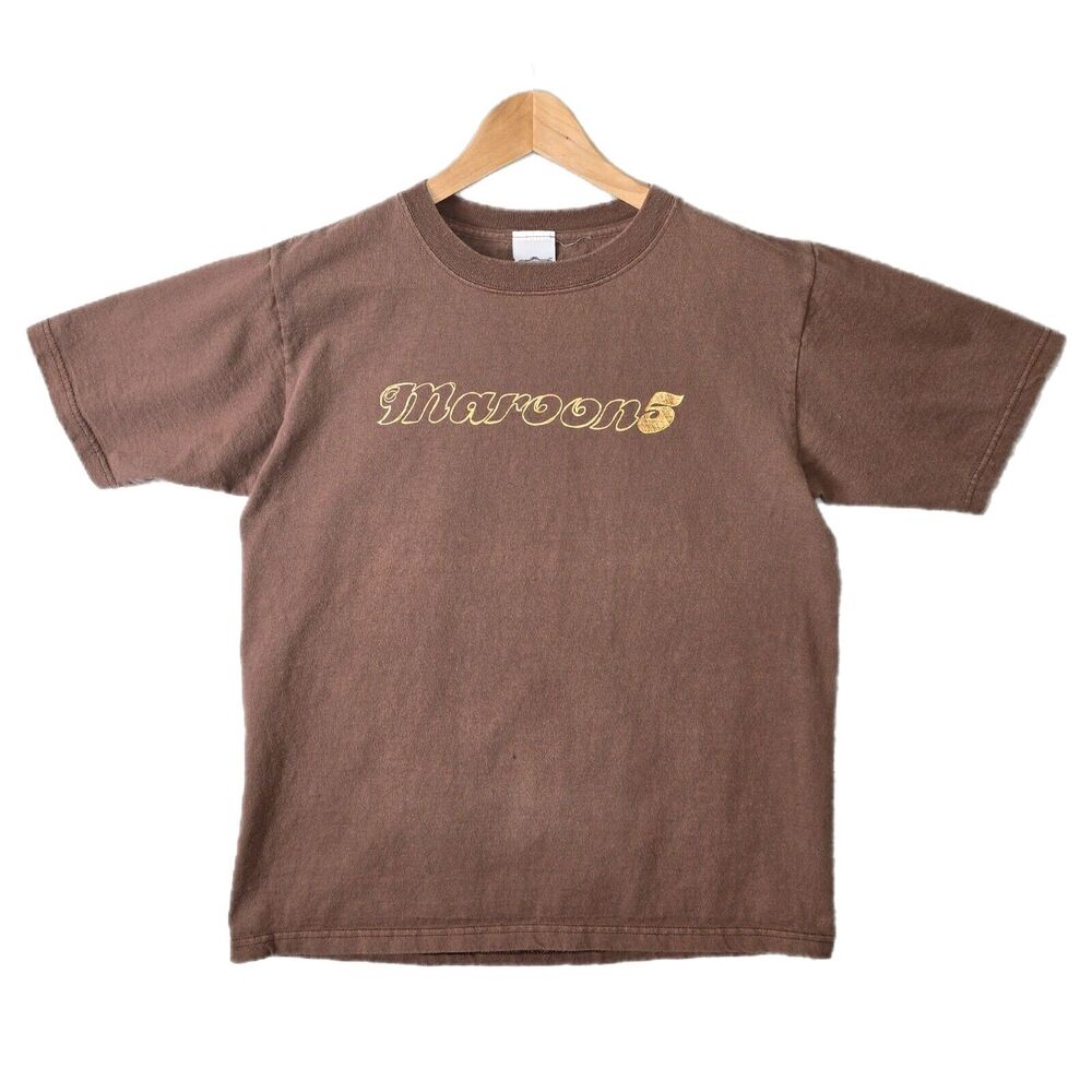 Brown 'Maroon5' Graphic Tee - Women's Casual Top